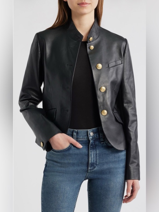 rag & bone Jackets & Blazers - rag & bone Sadie Leather Blazer